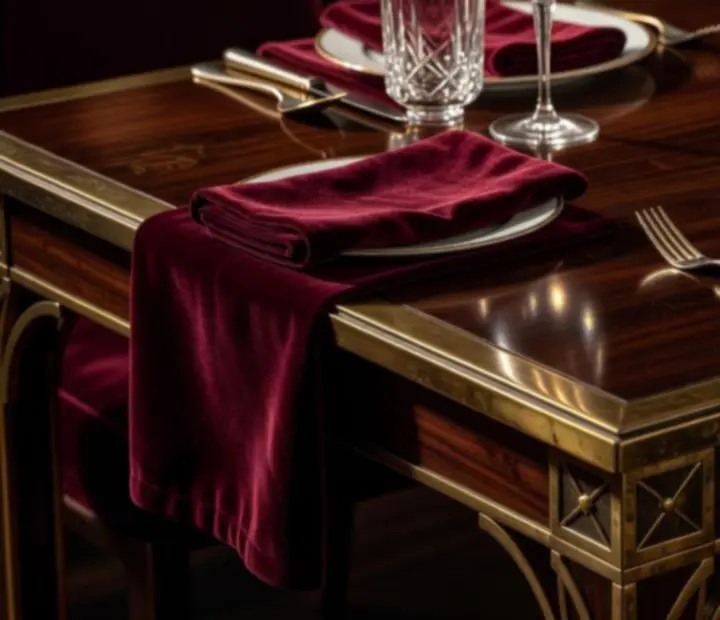 Detale z mosiądzu i elegancka zastawa stołowa w restauracji CUREX Kereskedelmi és Szolgáltató Korlátolt Felelősségű Társaság 'kényszertörlés alatt'